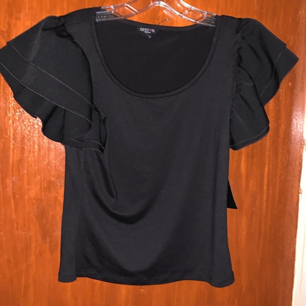 Gemstone Black Shirt. size L